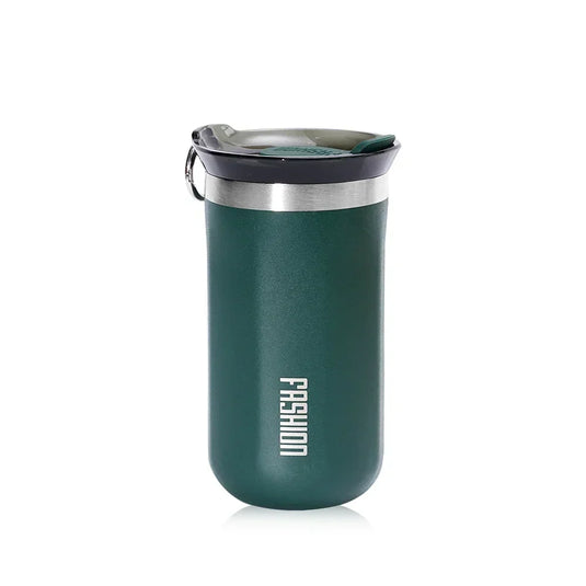 Tasse isotherme étanche en acier inoxydable