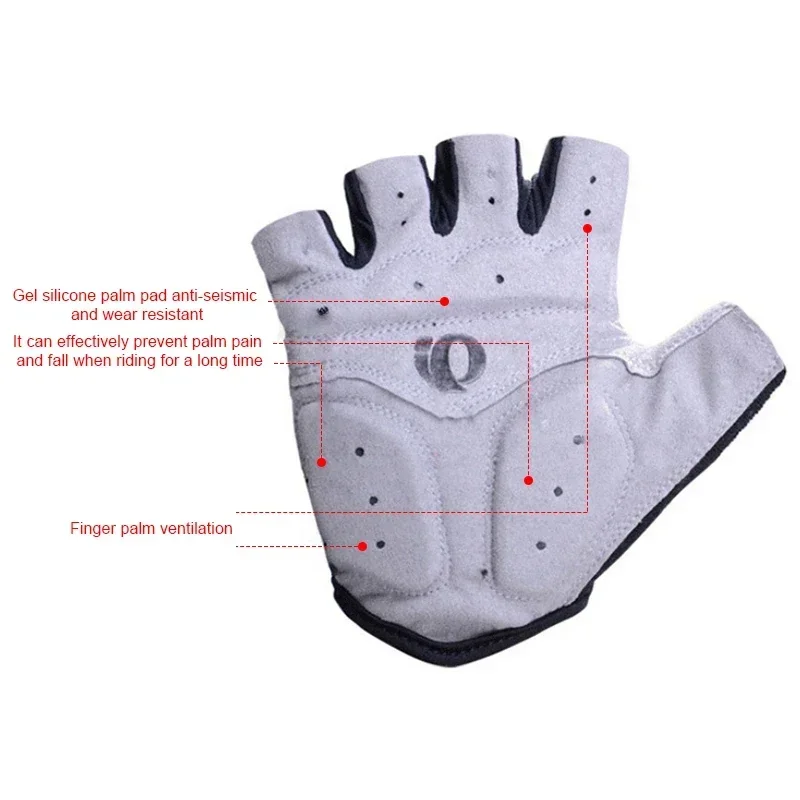 Load image into Gallery viewer, Men’s Half Finger Cycling Gloves – Gel Padded &amp; Breathable
