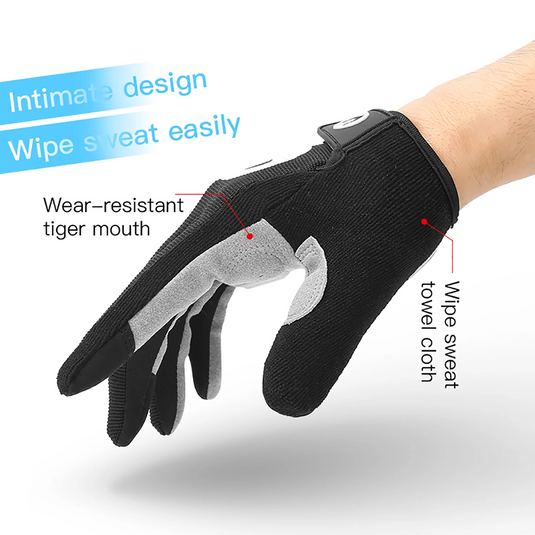 Breathable Anti-slip Full Finger Cycling Gloves