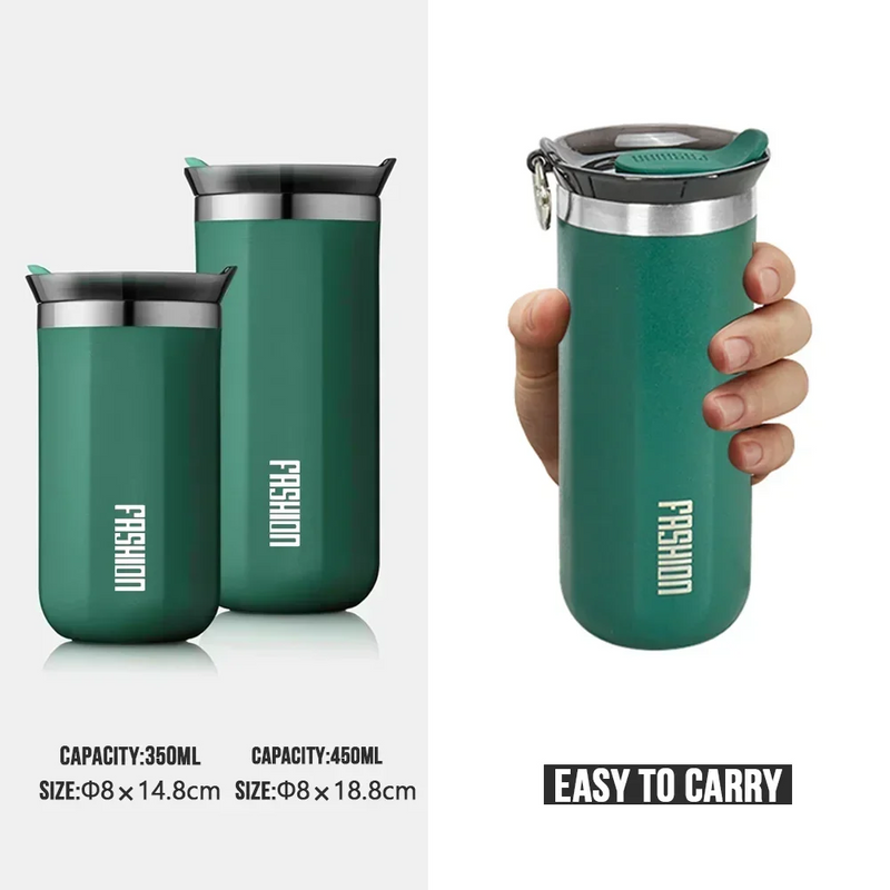 Load image into Gallery viewer, Leakproof Stainless Steel Vacuum Mug
