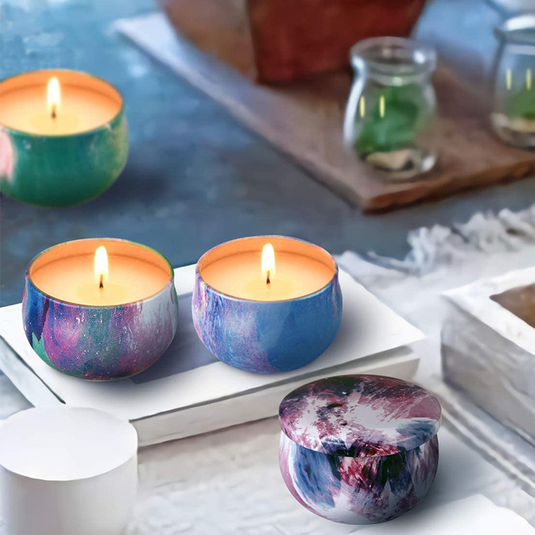 Soy Wax Aromatherapy Candles 9 Piece Scented Candle Gift Set Home Bedroom Emergency