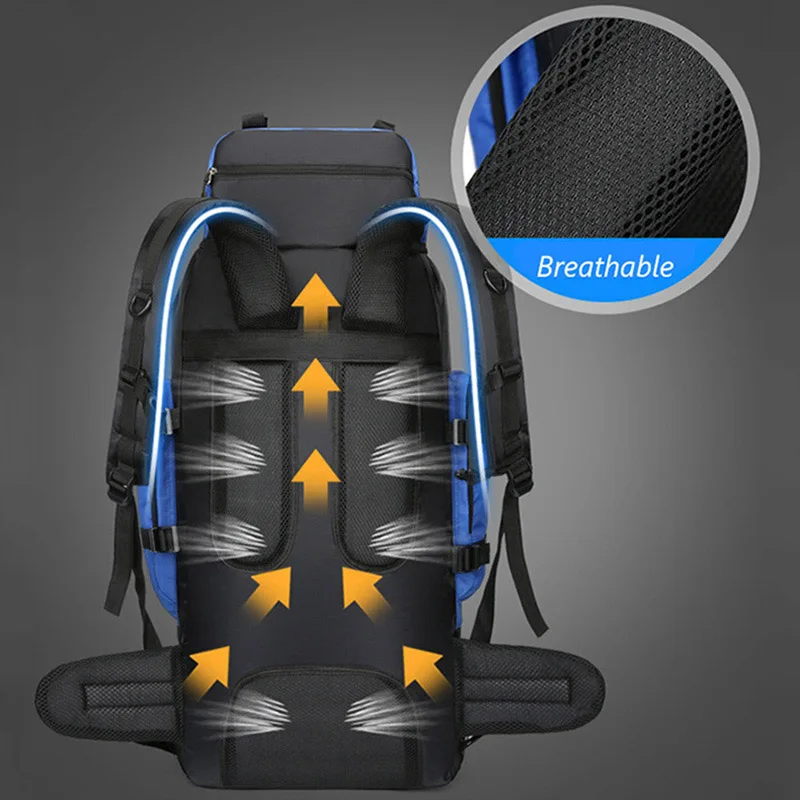 Load image into Gallery viewer, 90L Waterproof Hiking Backpack
