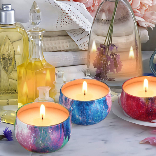 Soy Wax Aromatherapy Candles 9 Piece Scented Candle Gift Set Home Bedroom Emergency