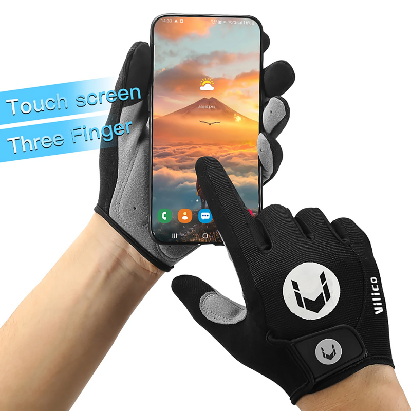 Load image into Gallery viewer, Breathable Anti-slip Full Finger Cycling Gloves
