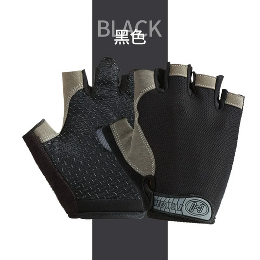 Non-Slip Half Finger Gloves for Motorcycle & Cycling