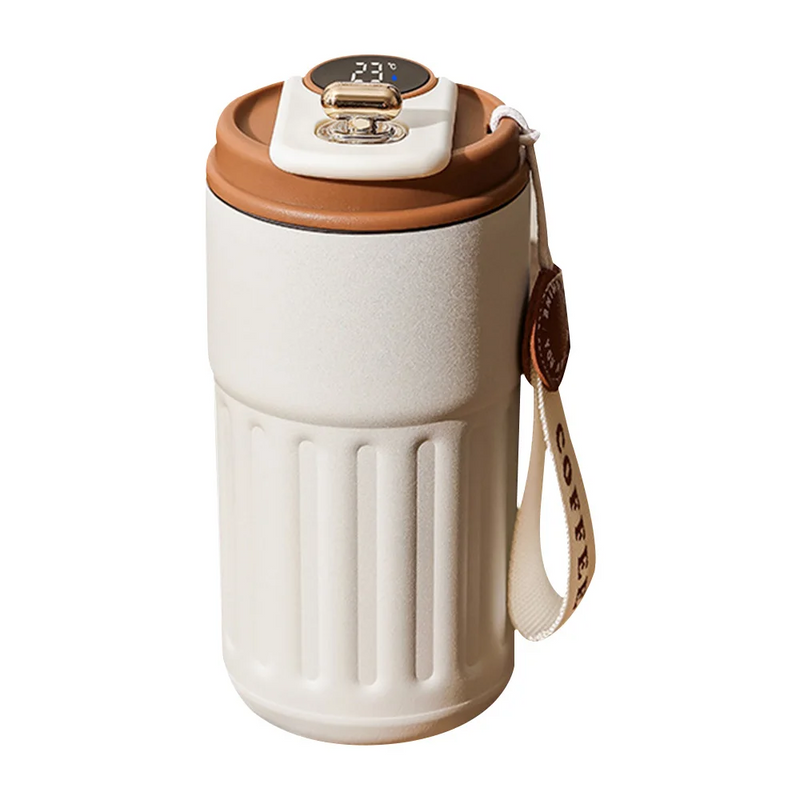 Load image into Gallery viewer, 316 Stainless Portable Smart Thermos – LED Temp Display
