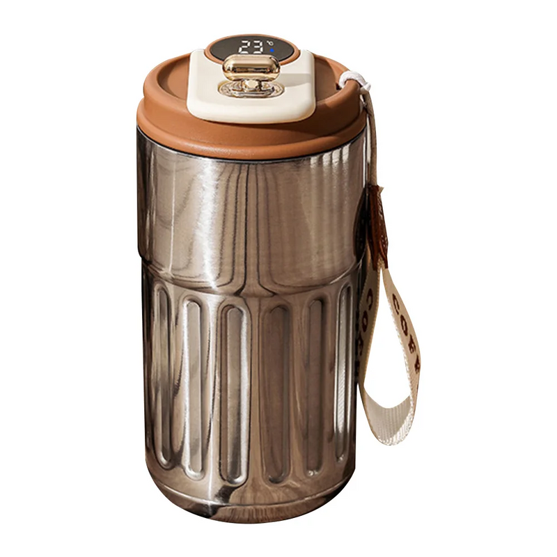 Load image into Gallery viewer, 316 Stainless Portable Smart Thermos – LED Temp Display
