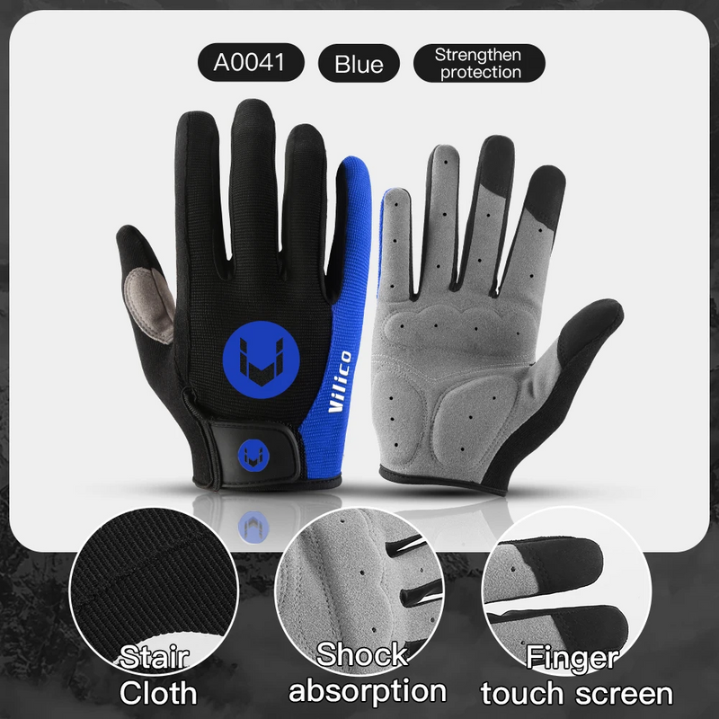 Load image into Gallery viewer, Breathable Anti-slip Full Finger Cycling Gloves
