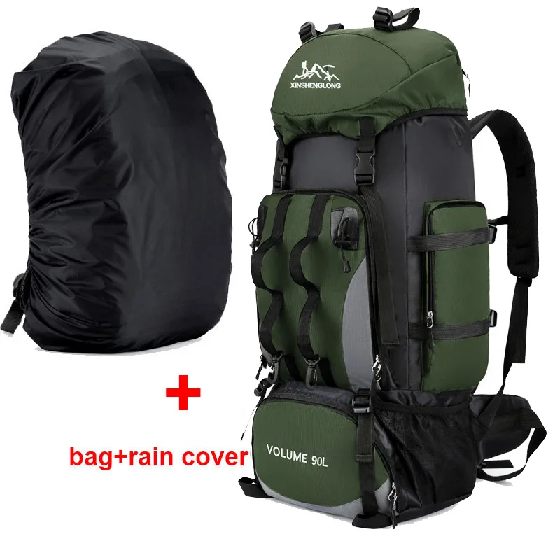 Load image into Gallery viewer, 90L Waterproof Hiking Backpack

