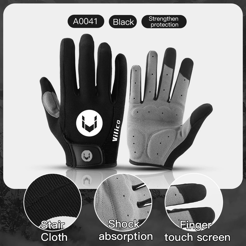 Load image into Gallery viewer, Breathable Anti-slip Full Finger Cycling Gloves
