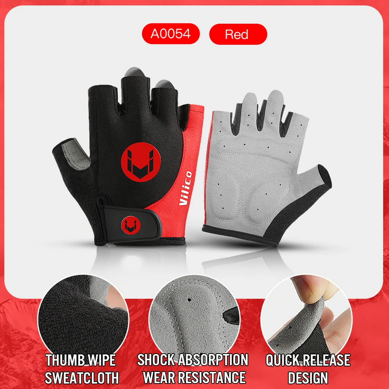 Load image into Gallery viewer, Breathable Anti-slip Full Finger Cycling Gloves
