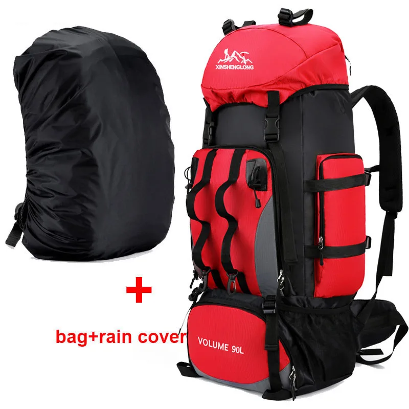 Load image into Gallery viewer, 90L Waterproof Hiking Backpack
