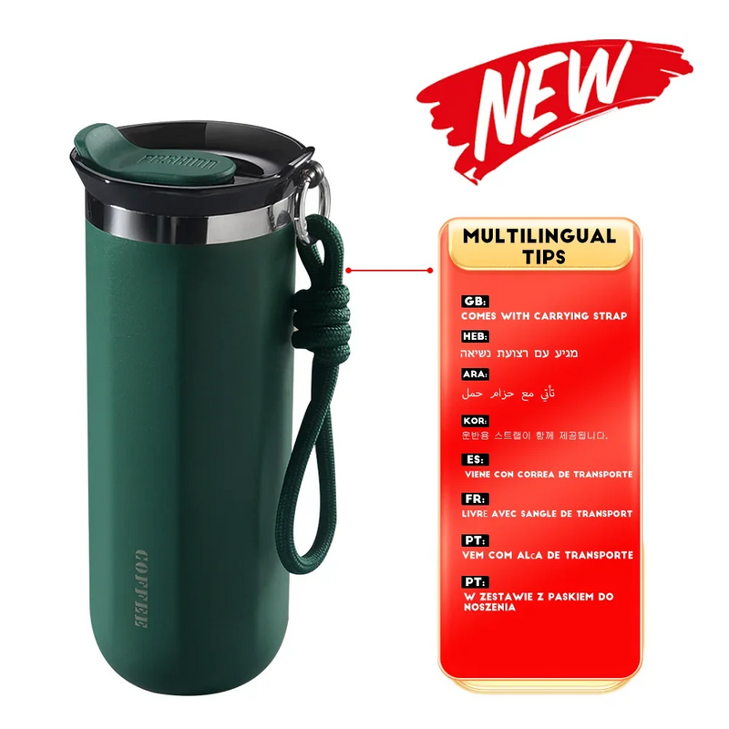 Load image into Gallery viewer, Leakproof Stainless Steel Vacuum Mug
