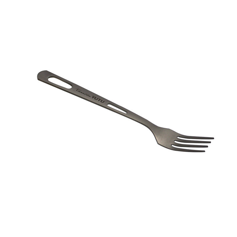 Load image into Gallery viewer, Metallic fork on a white background
