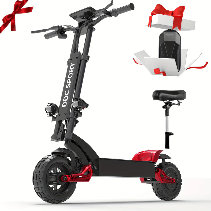 Load image into Gallery viewer, 28MPH Foldable Off-Road E-Scooter with Seat
