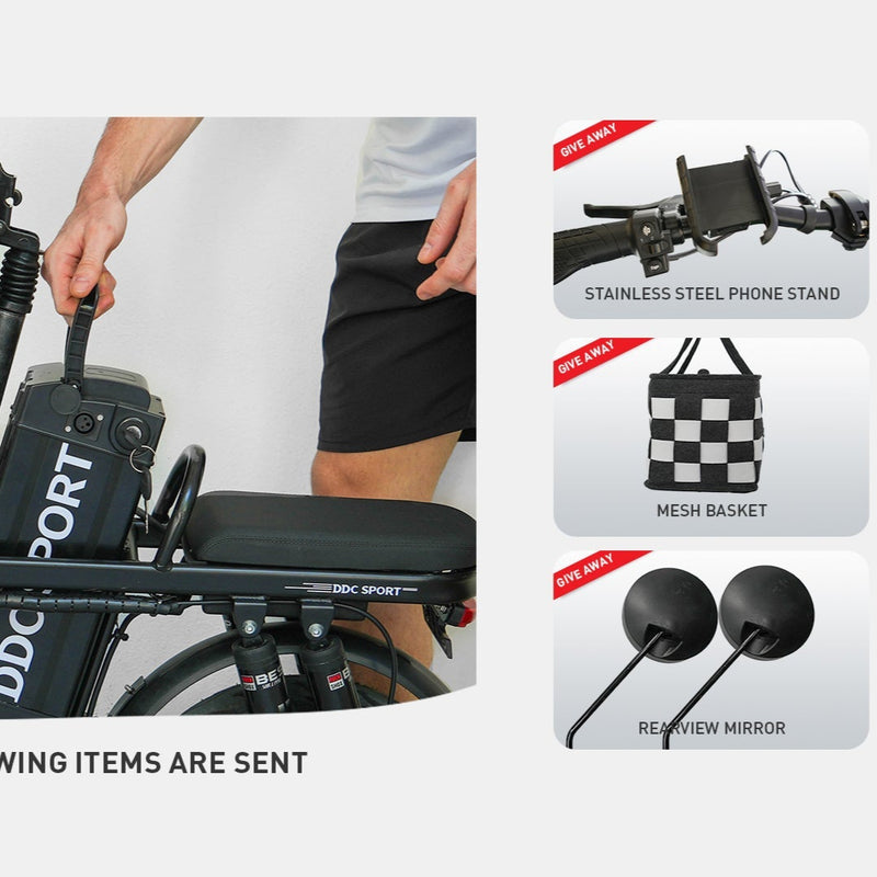 Load image into Gallery viewer, Electric Bicycle With Removable Battery Bike
