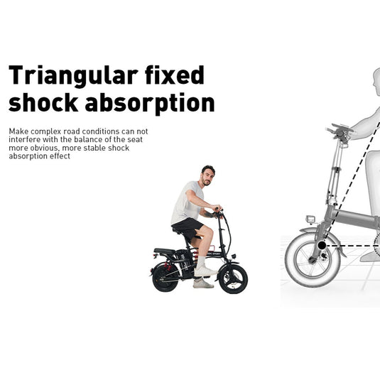 700W 48V/20Ah Folding Electric Bike for Adults