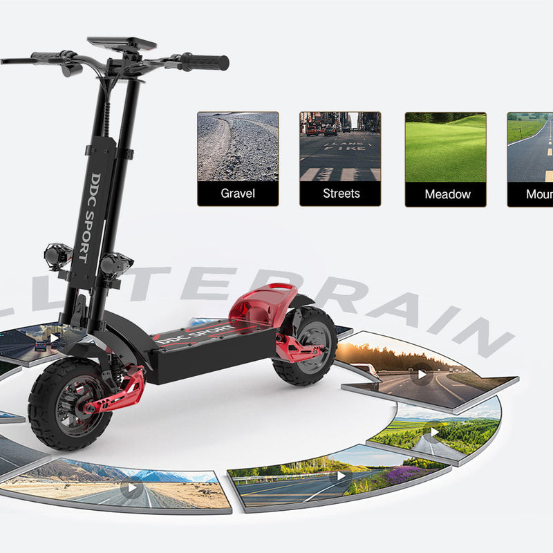 Load image into Gallery viewer, 28MPH Foldable Off-Road E-Scooter with Seat
