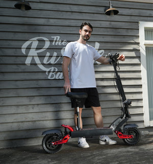 Load image into Gallery viewer, 28MPH Foldable Off-Road E-Scooter with Seat
