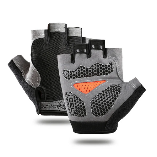 Breathable Half-Finger Cycling Gloves with Anti-Slip Grip