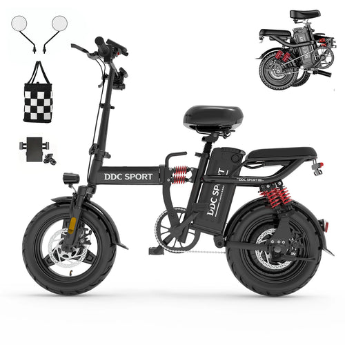 700W 48V/20Ah Folding Electric Bike for Adults