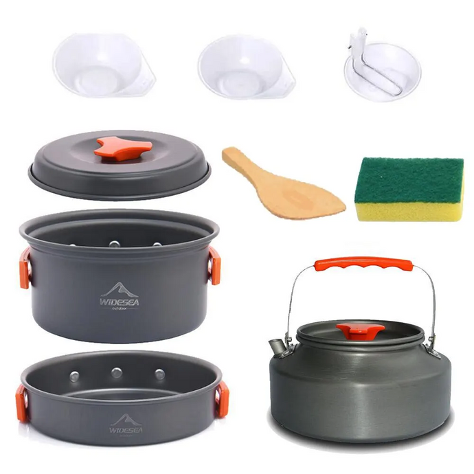 camping cookware set outdoor cooking